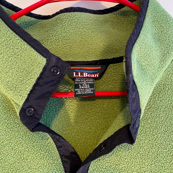 L.L. Bean: Synchilla Fleece Green - Picture 3 of 5